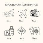 Personalized Travel Journal | Custom Adventure Keepsake Notebook