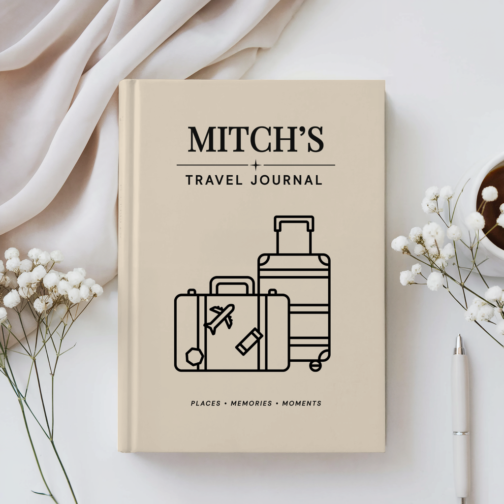 Personalized Travel Journal | Custom Adventure Keepsake Notebook