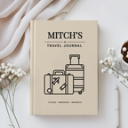 Personalized Travel Journal | Custom Adventure Keepsake Notebook