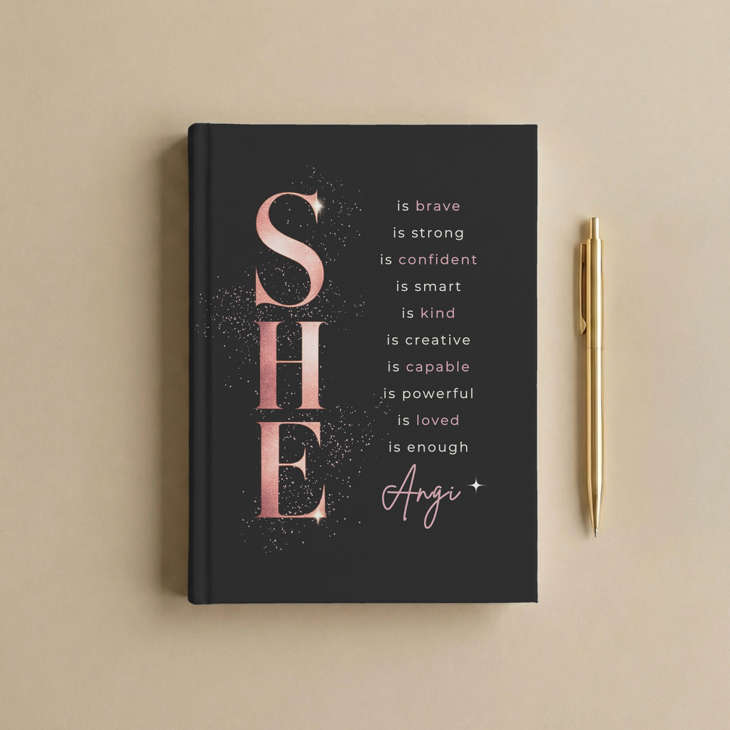 Personalized Affirmations Journal | Custom Name Self-Care Notebook