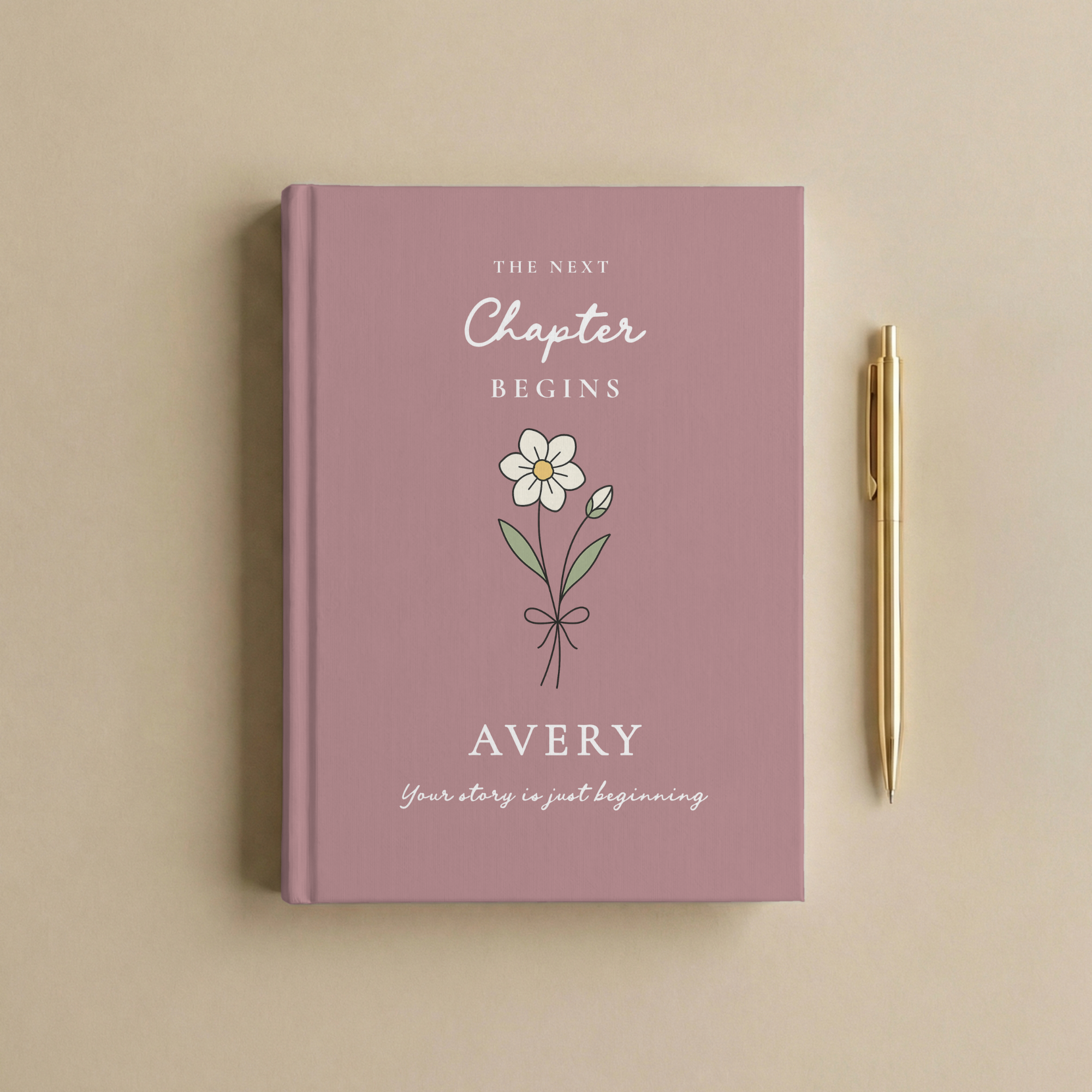 Personalized Graduation Journal | Custom Name Class of 2026 Keepsake