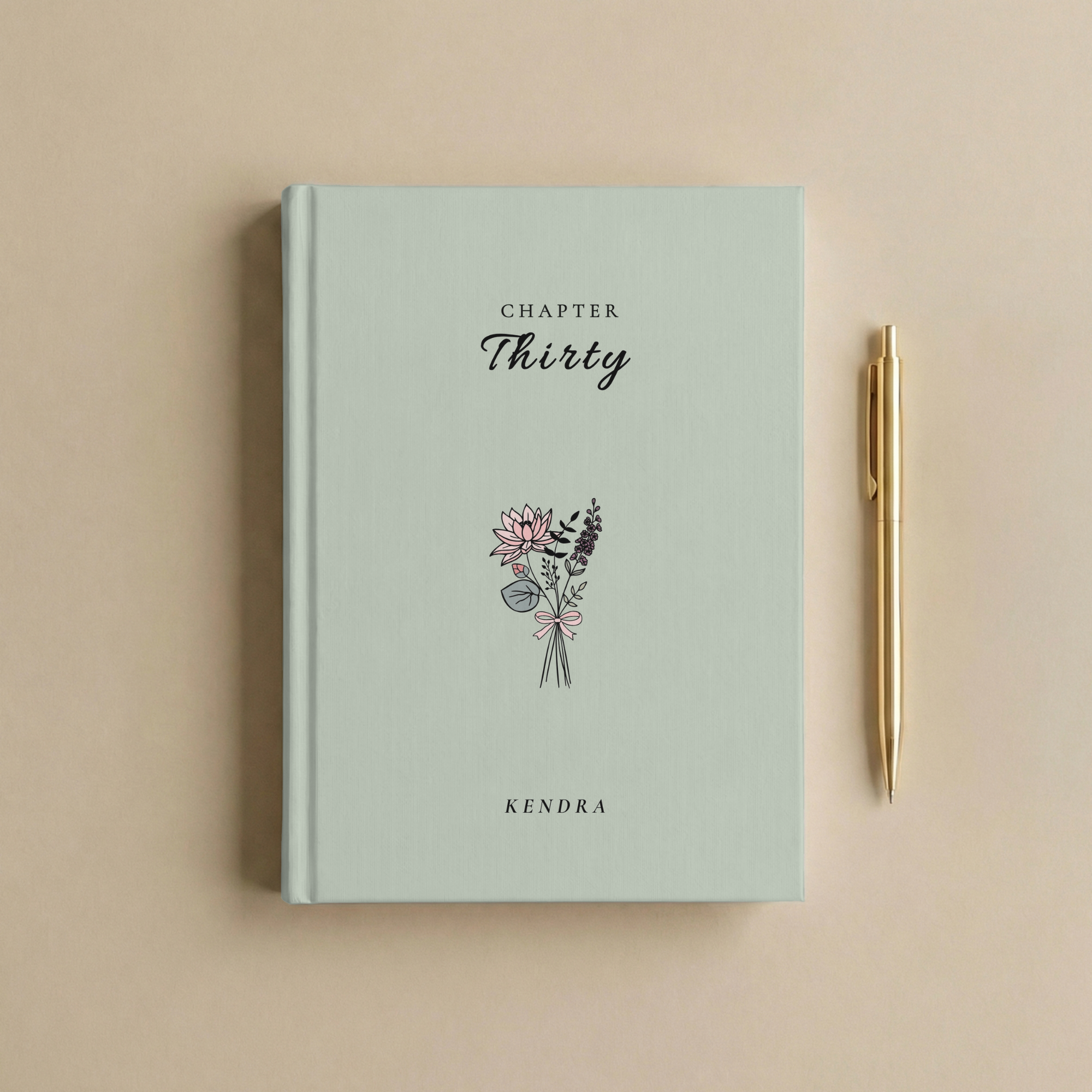 Personalized Birthday Chapter Journal | Custom Age & Birth Flower Keepsake
