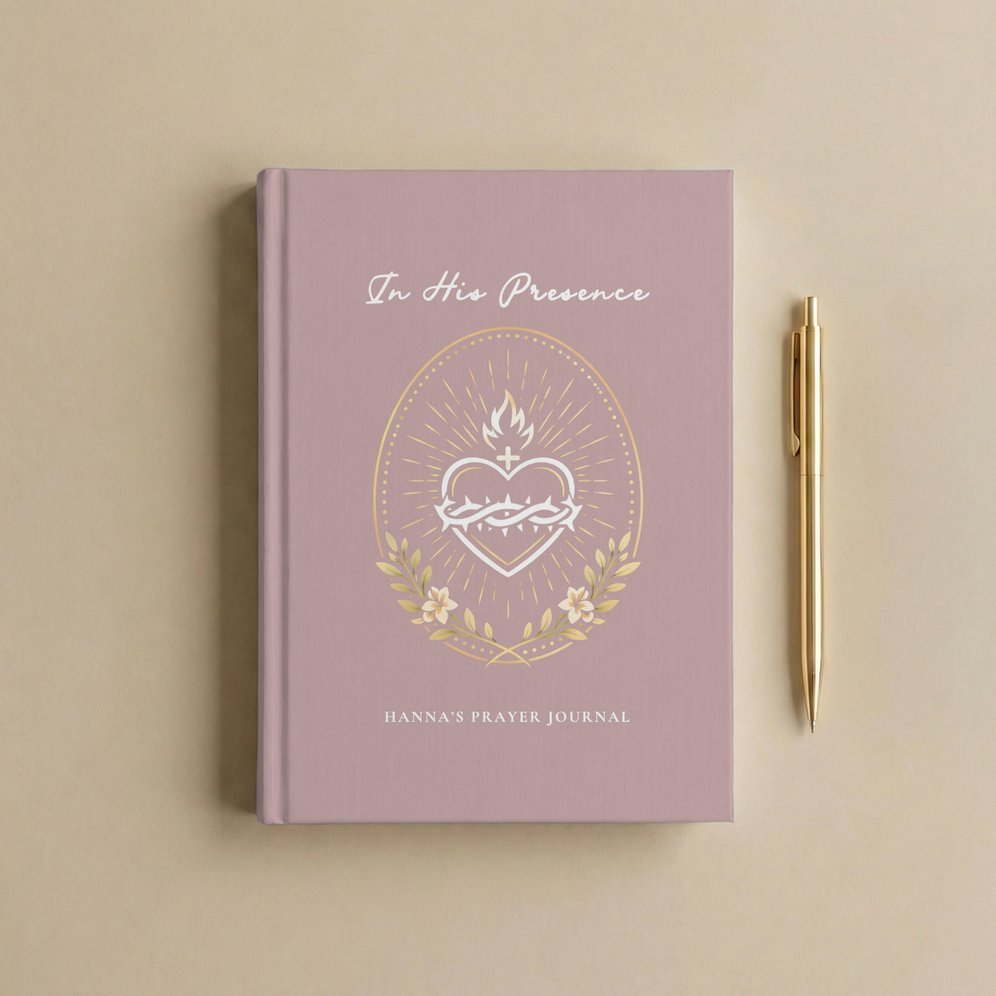 Personalized Catholic Prayer Journal | Custom Adoration Notebook