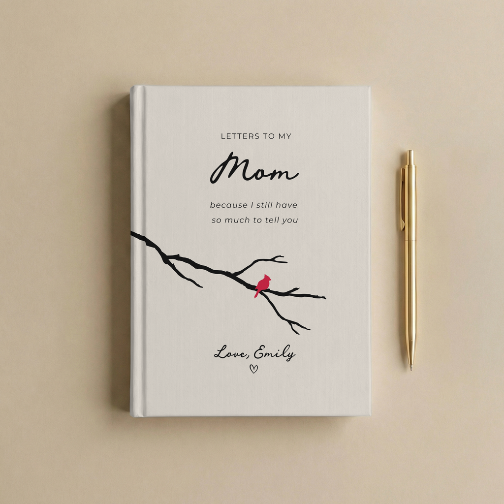 Letters to My Mom Journal | Grief Keepsake Notebook