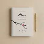 Letters to My Mom Journal | Grief Keepsake Notebook