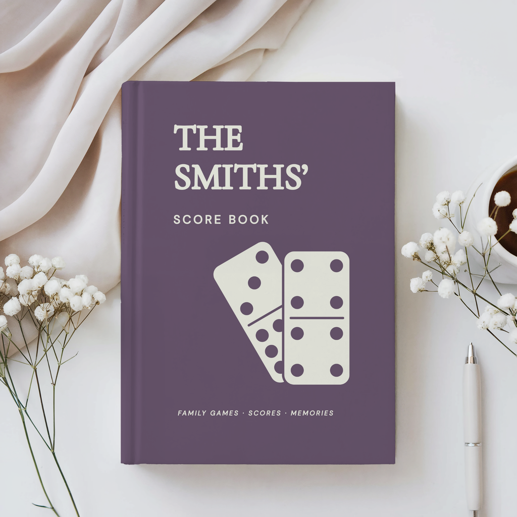 Personalized Family Game Night Score Book | Custom Score Journal