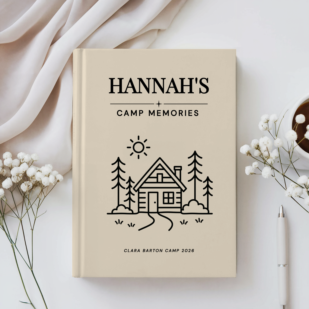 Personalized Summer Camp Journal | Custom Camp Memories Notebook