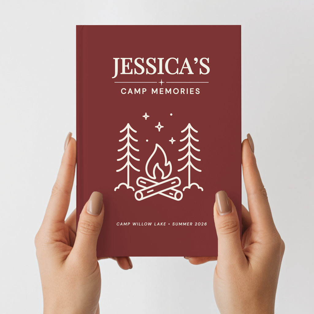 Personalized Summer Camp Journal | Custom Camp Memories Notebook
