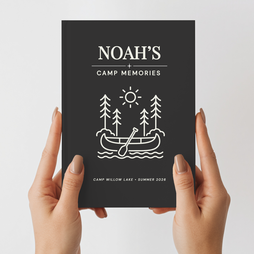 Personalized Summer Camp Journal | Custom Camp Memories Notebook