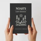 Personalized Summer Camp Journal | Custom Camp Memories Notebook