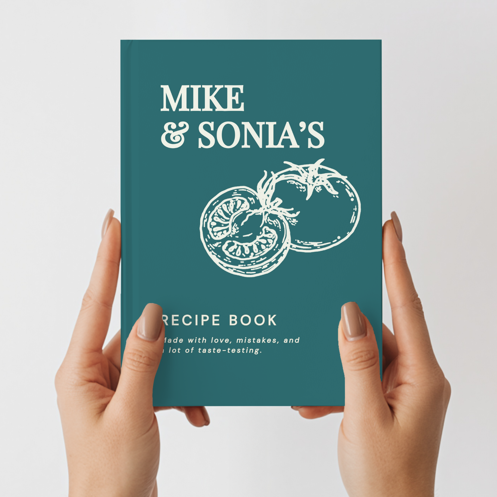 Personalized Couple Recipe Book | Custom Family Recipe Journal