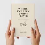 Personalized Couple Travel Food Journal | Custom Foodie Adventure Notebook