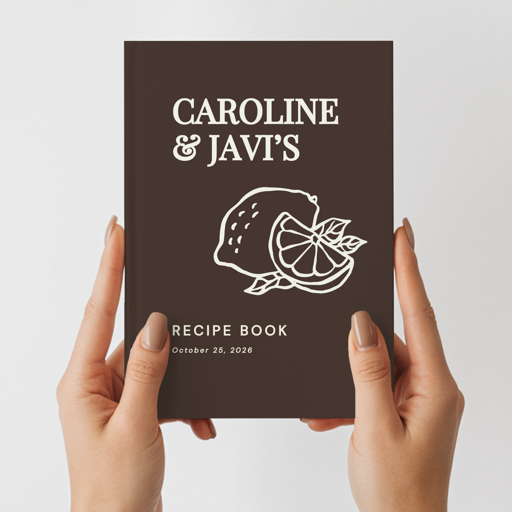 Personalized Couple Recipe Book | Custom Family Recipe Journal