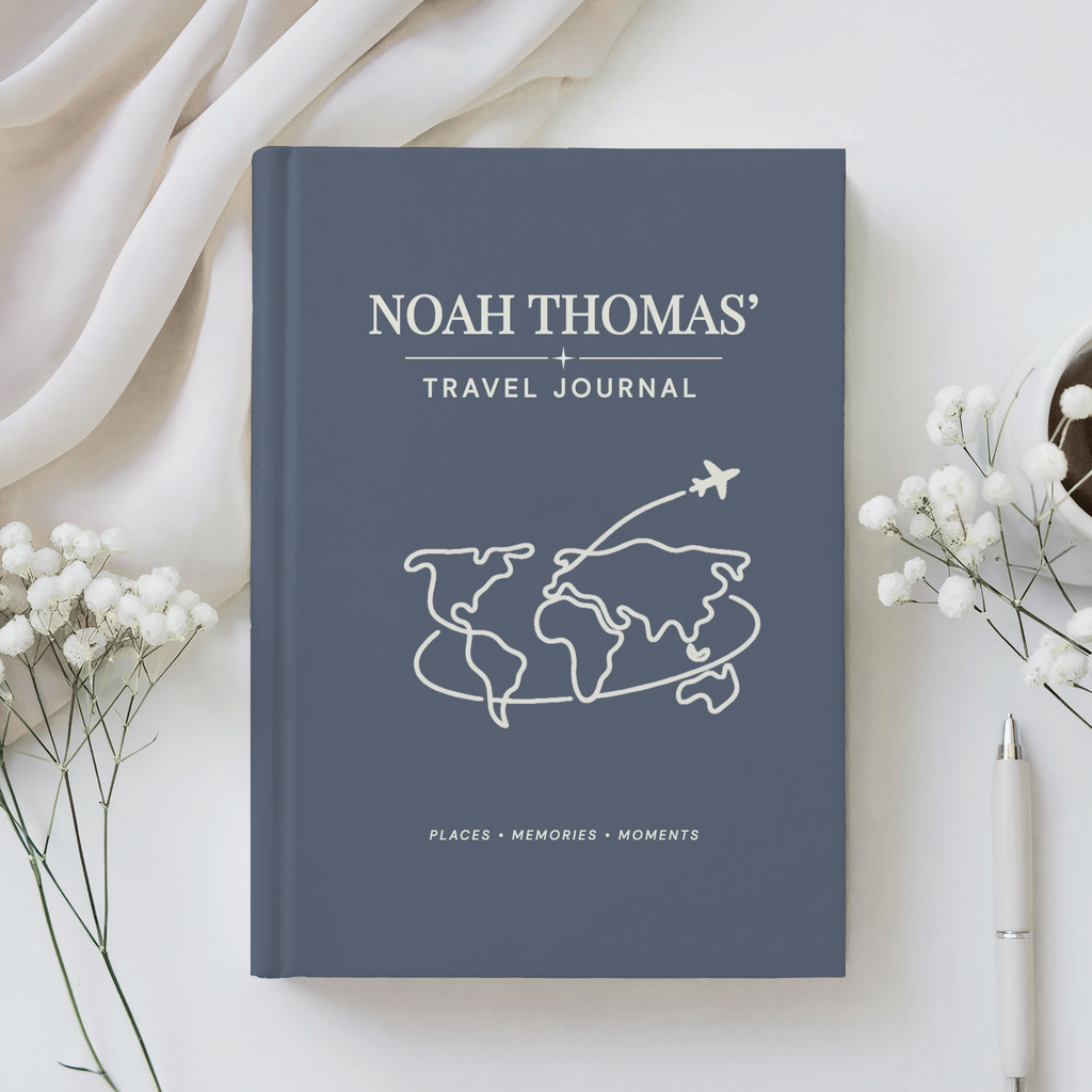 Personalized Travel Journal | Custom Adventure Keepsake Notebook