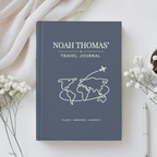 Personalized Travel Journal | Custom Adventure Keepsake Notebook
