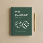 Personalized Family Game Night Score Book | Custom Score Journal