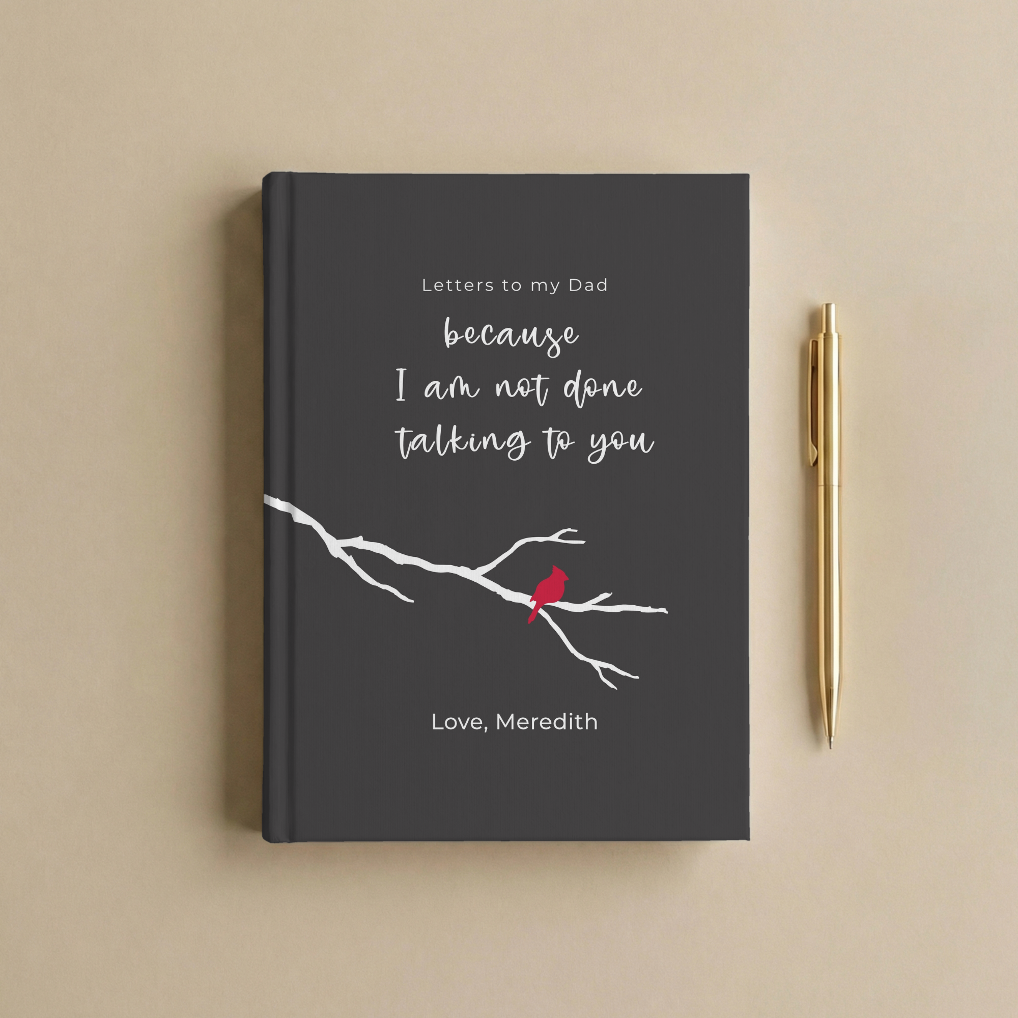 Letters to My Dad Journal | Grief Keepsake Notebook