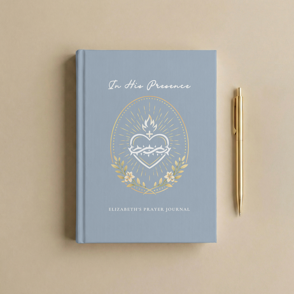 Personalized Catholic Prayer Journal | Custom Adoration Notebook