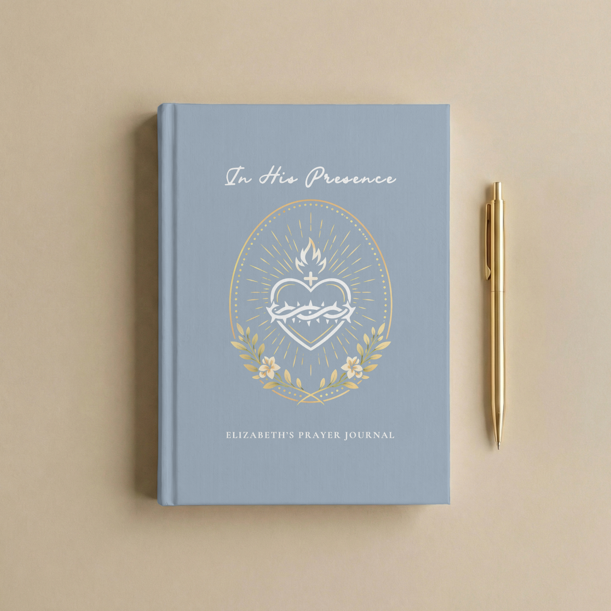 Personalized Catholic Prayer Journal | Custom Adoration Notebook