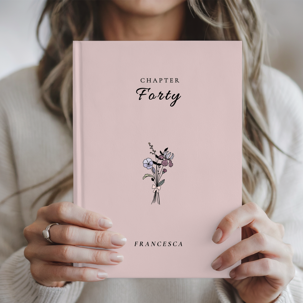 Personalized Birthday Chapter Journal | Custom Age & Birth Flower Keepsake
