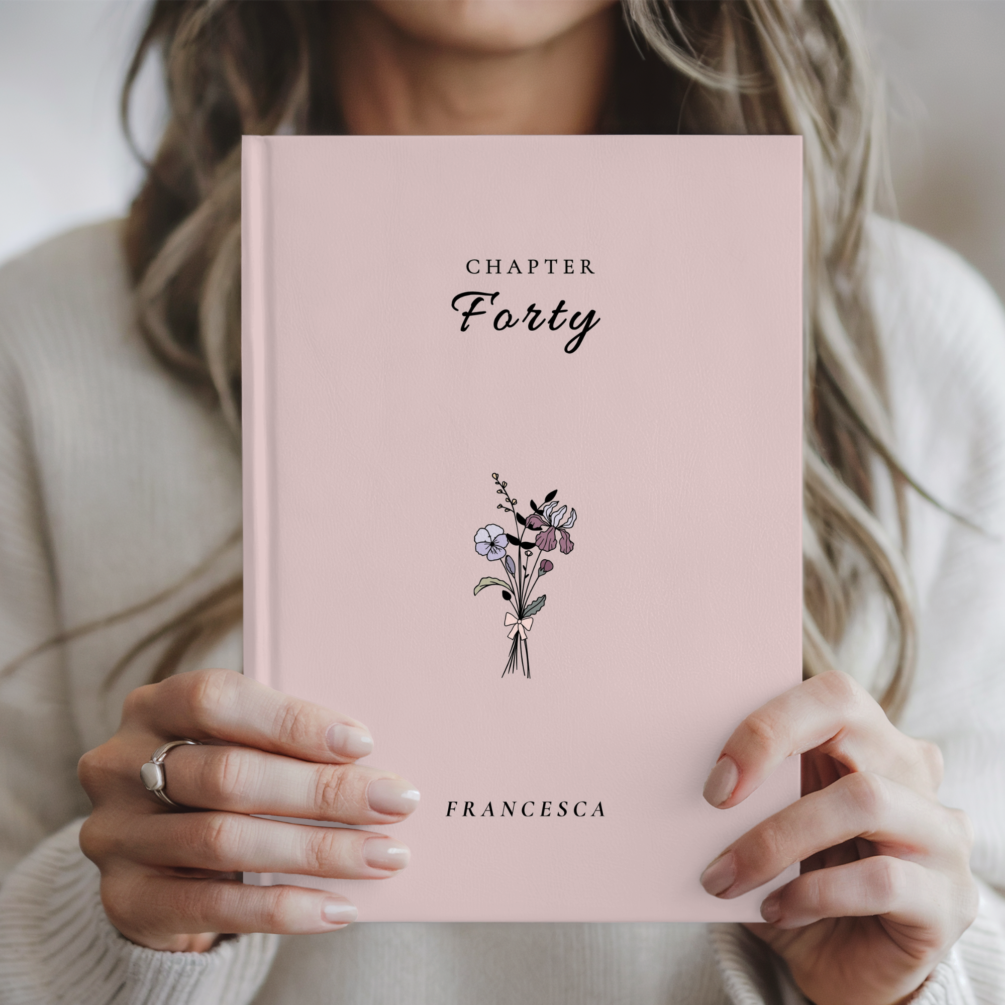 Personalized Birthday Chapter Journal | Custom Age & Birth Flower Keepsake