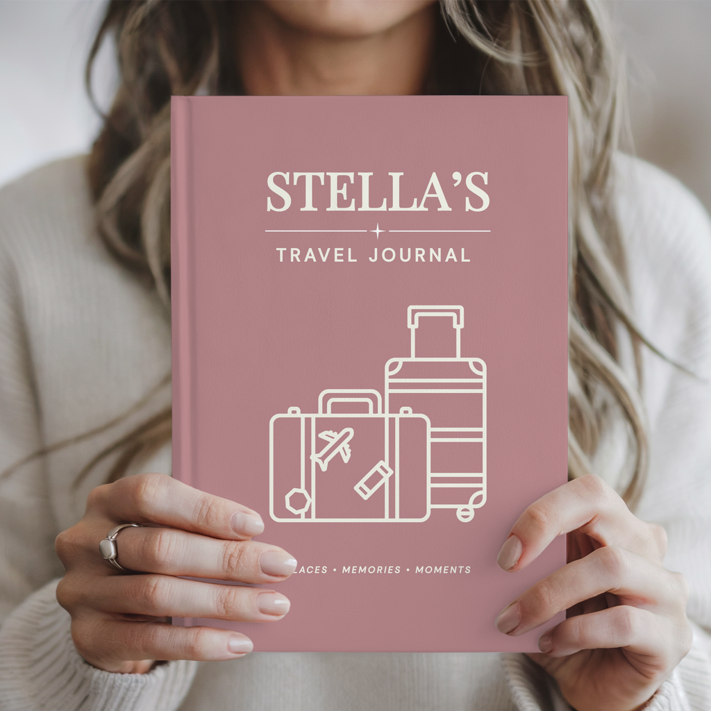Personalized Travel Journal | Custom Adventure Keepsake Notebook
