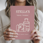 Personalized Travel Journal | Custom Adventure Keepsake Notebook