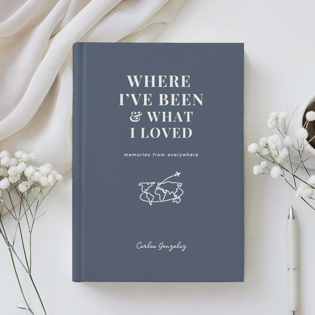 Personalized Couple Travel Food Journal | Custom Foodie Adventure Notebook