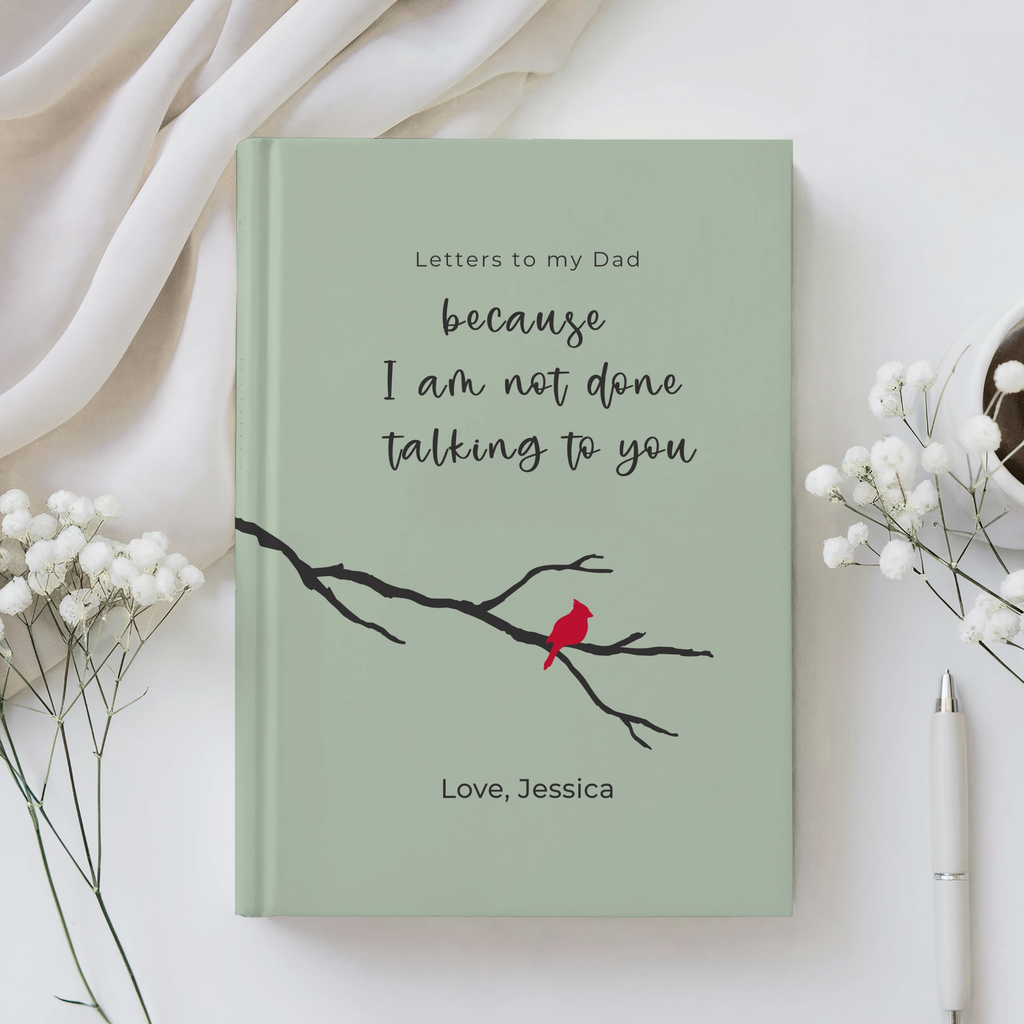 Letters to My Dad Journal | Grief Keepsake Notebook