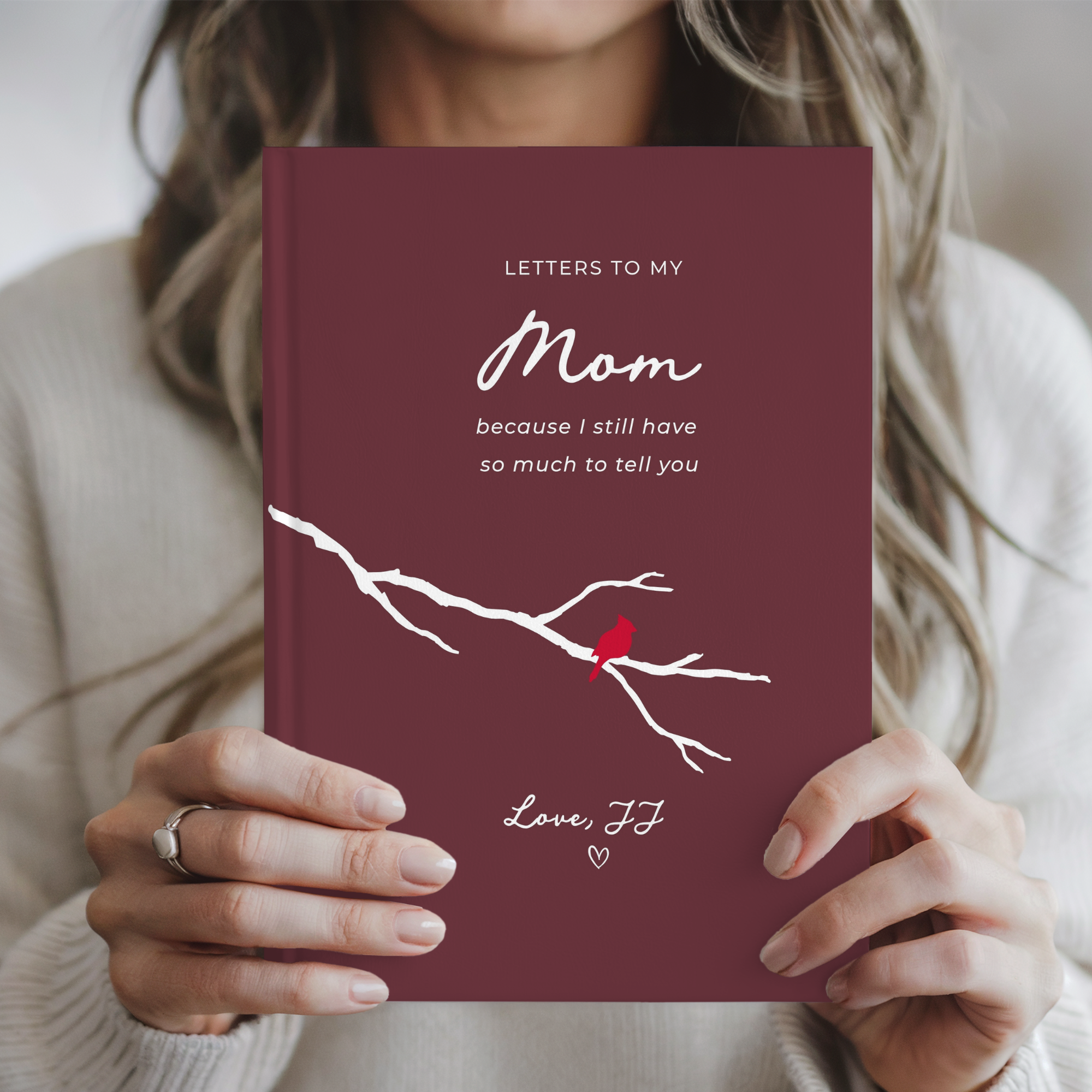 Letters to My Mom Journal | Grief Keepsake Notebook