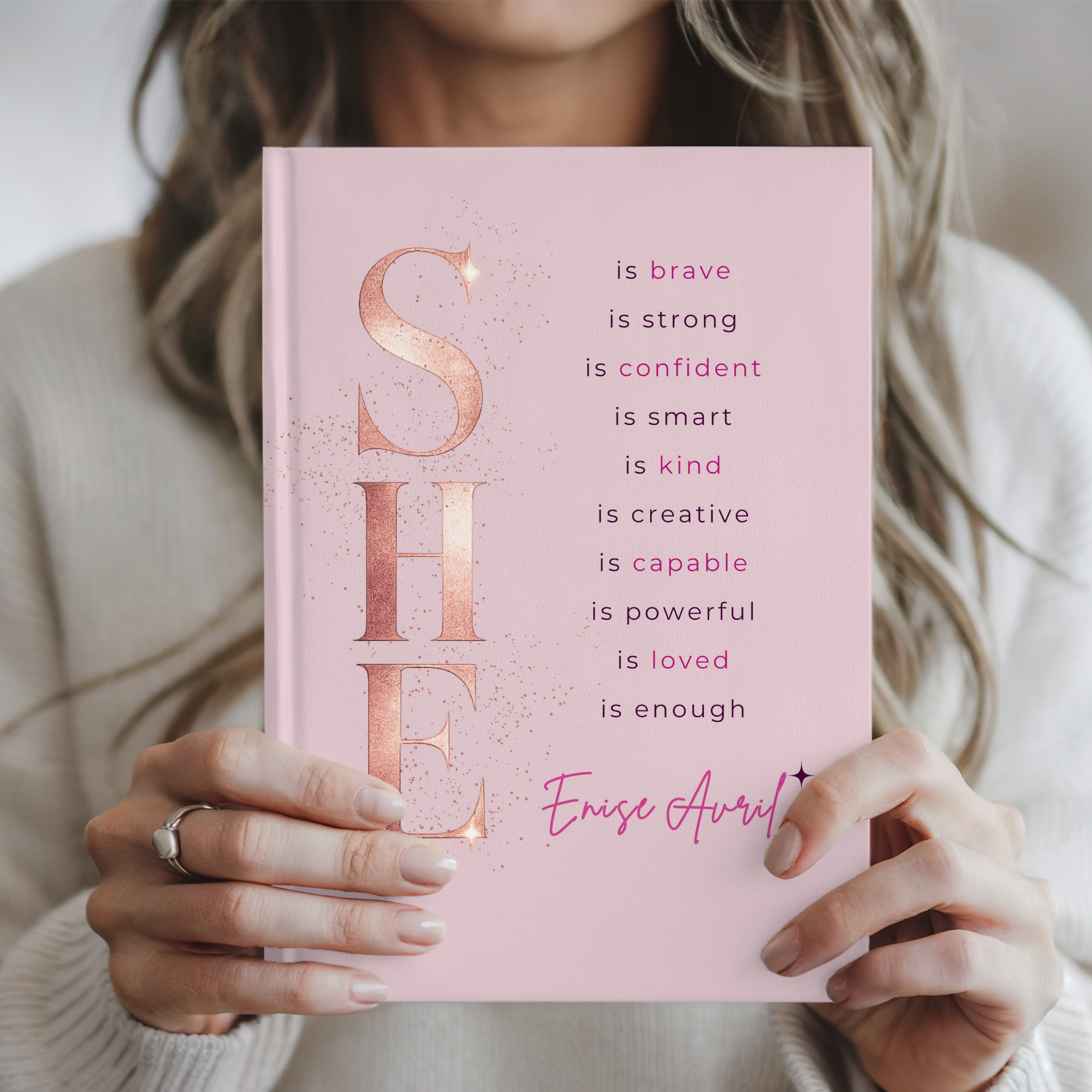 Personalized Affirmations Journal | Custom Name Self-Care Notebook