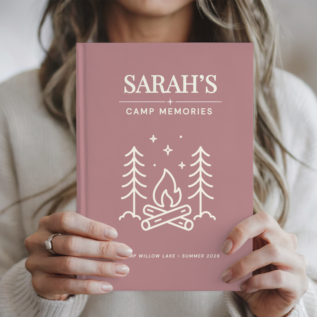 Personalized Summer Camp Journal | Custom Camp Memories Notebook