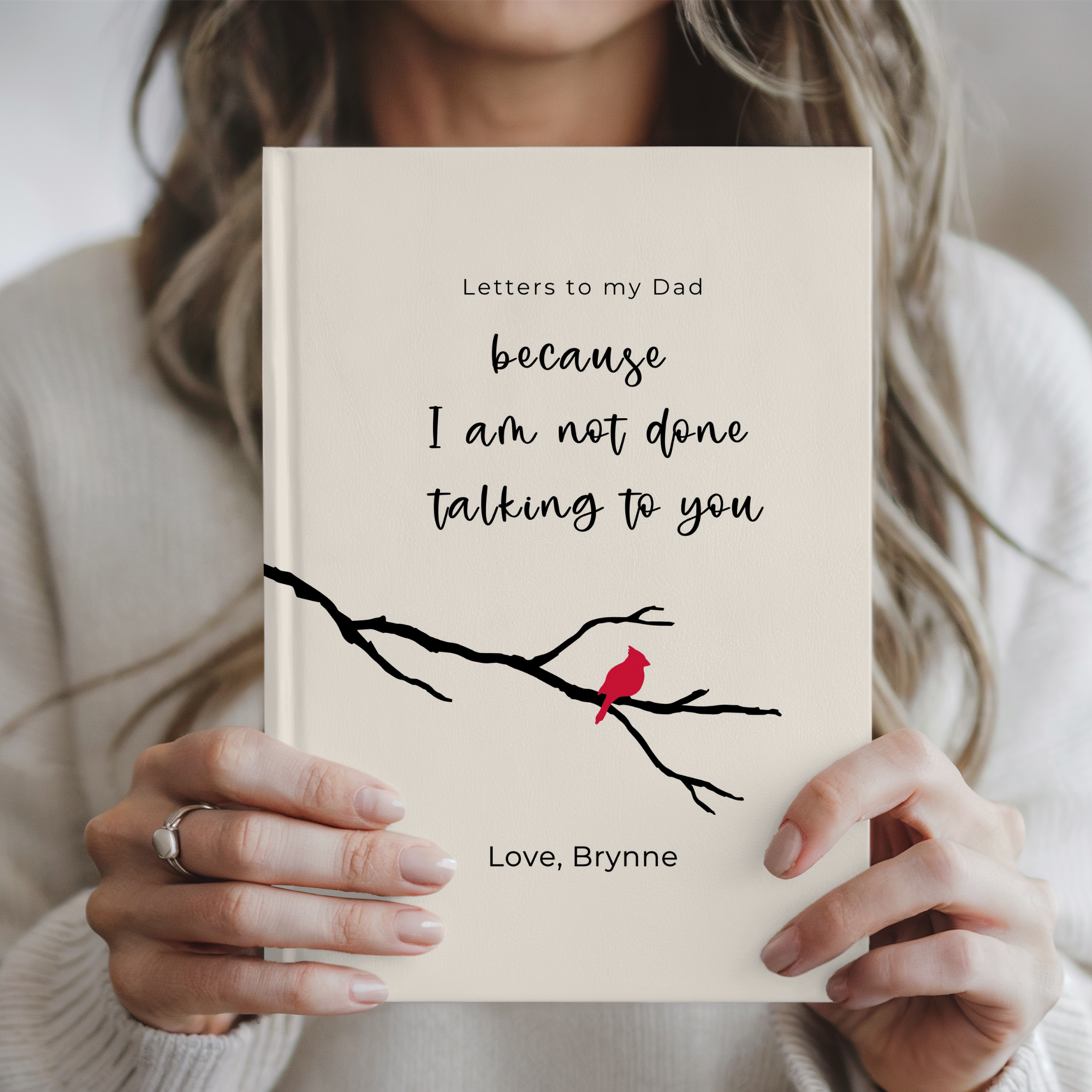 Letters to My Dad Journal | Grief Keepsake Notebook