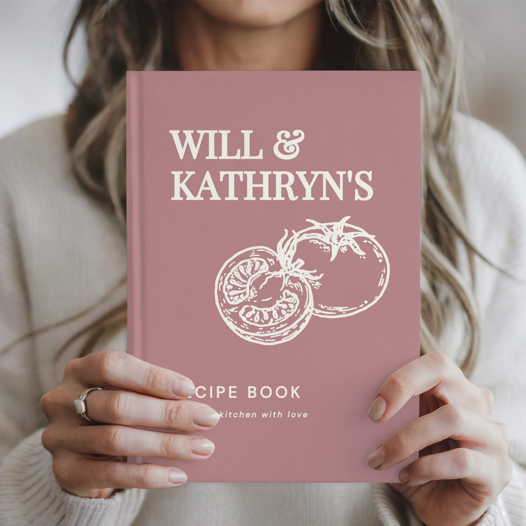 Personalized Couple Recipe Book | Custom Family Recipe Journal