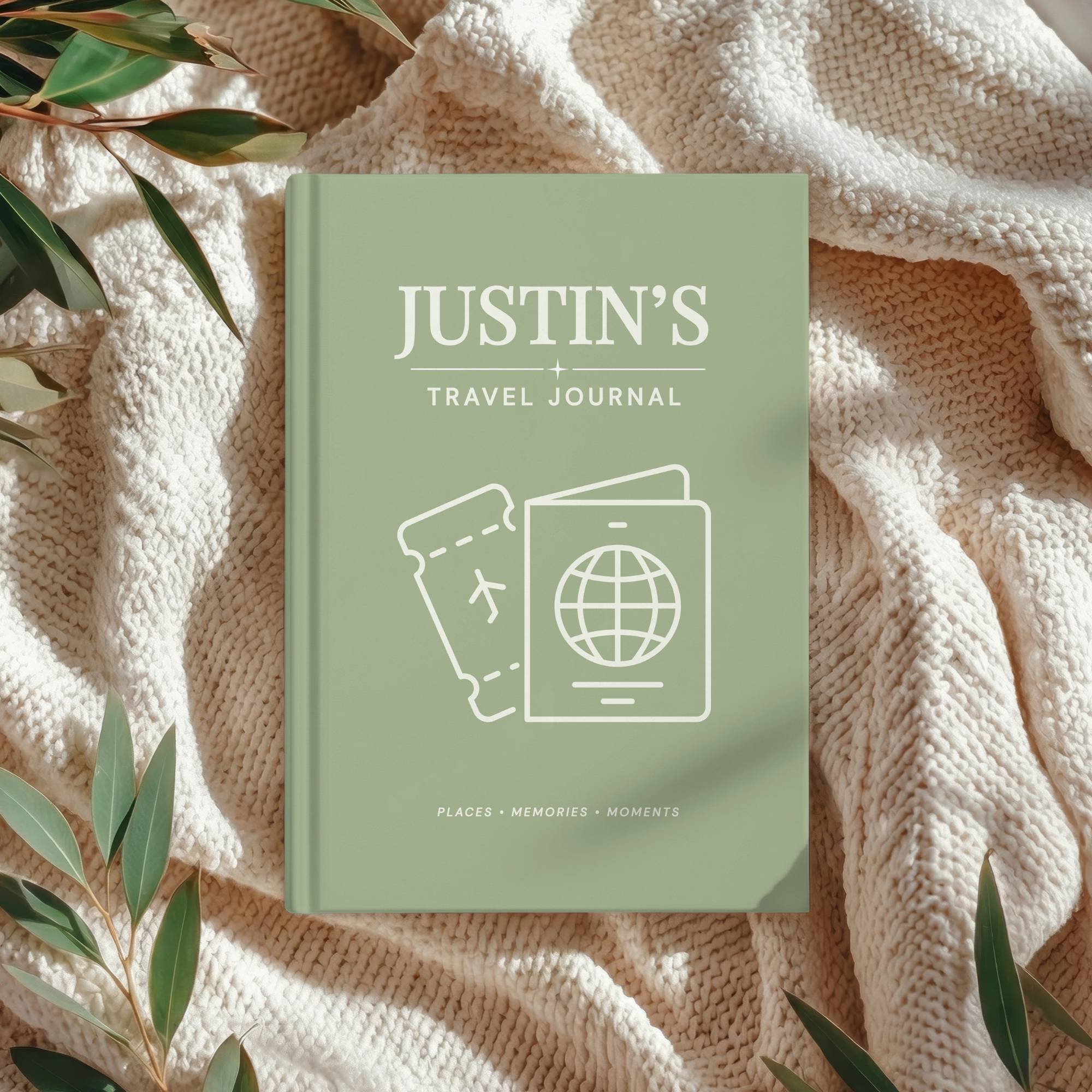 Personalized Travel Journal | Custom Adventure Keepsake Notebook