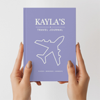 Personalized Travel Journal | Custom Adventure Keepsake Notebook