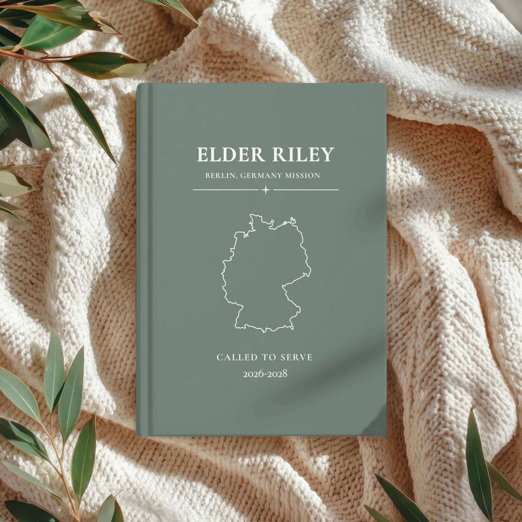 Personalized LDS Mission Journal | Custom Missionary Gift