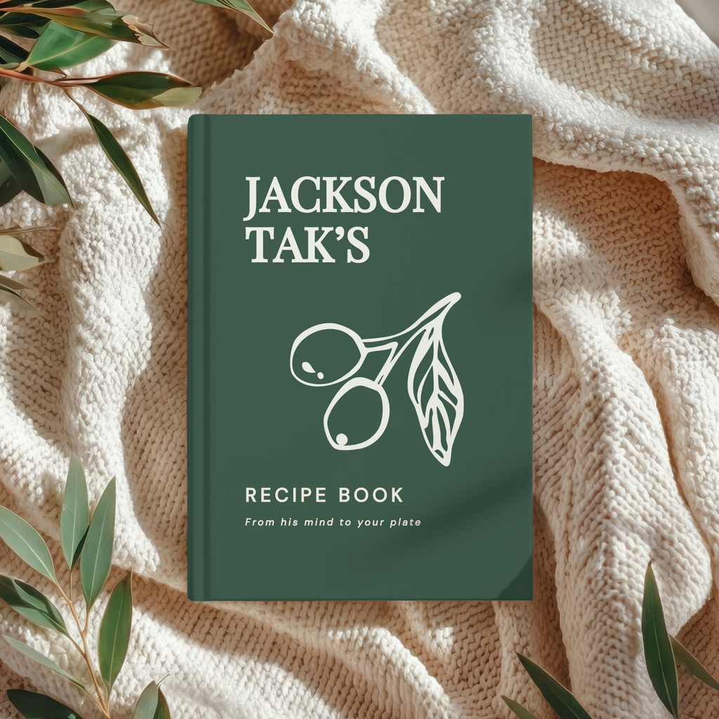 Personalized Couple Recipe Book | Custom Family Recipe Journal