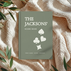 Personalized Family Game Night Score Book | Custom Score Journal