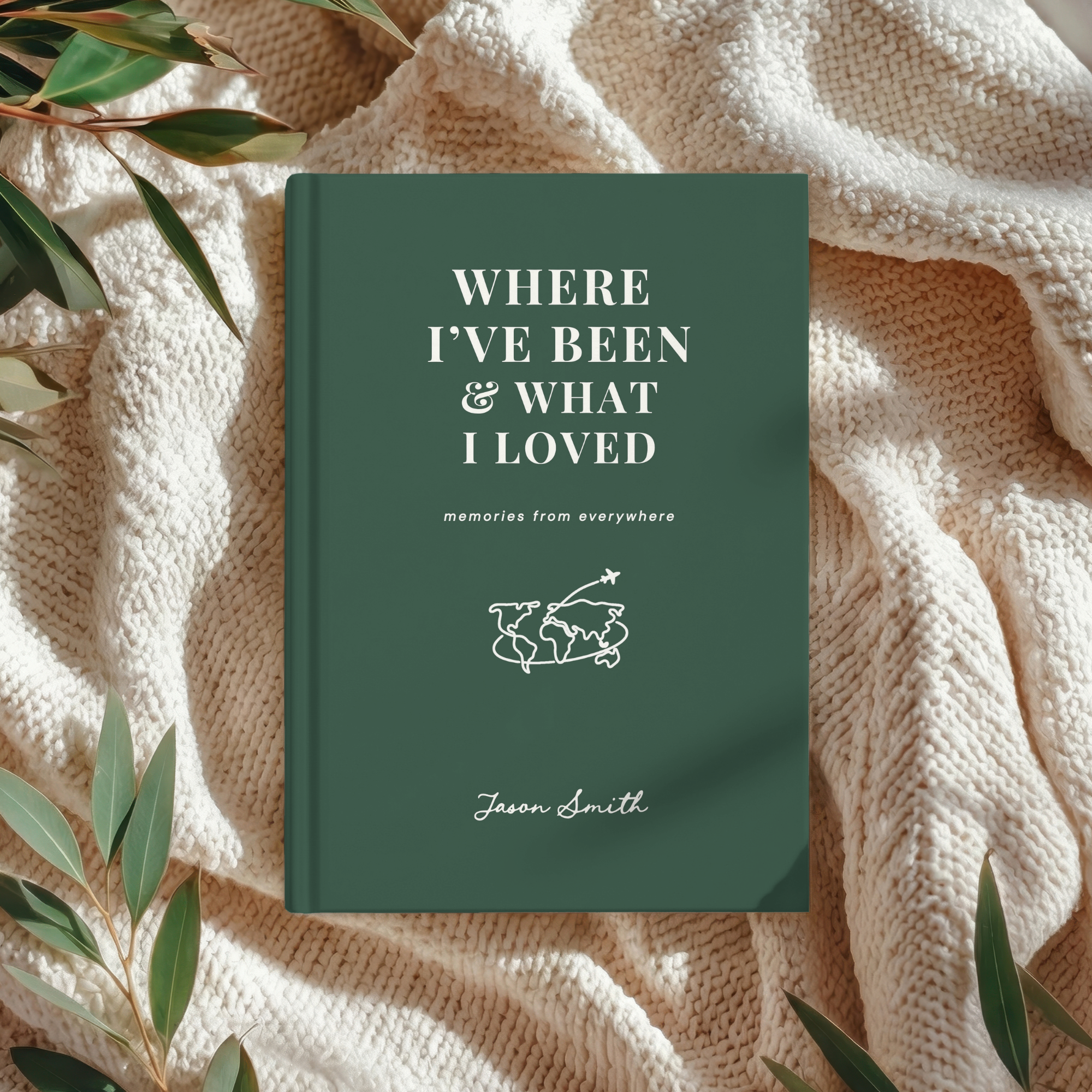 Personalized Couple Travel Food Journal | Custom Foodie Adventure Notebook