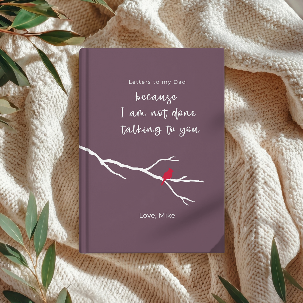 Letters to My Dad Journal | Grief Keepsake Notebook