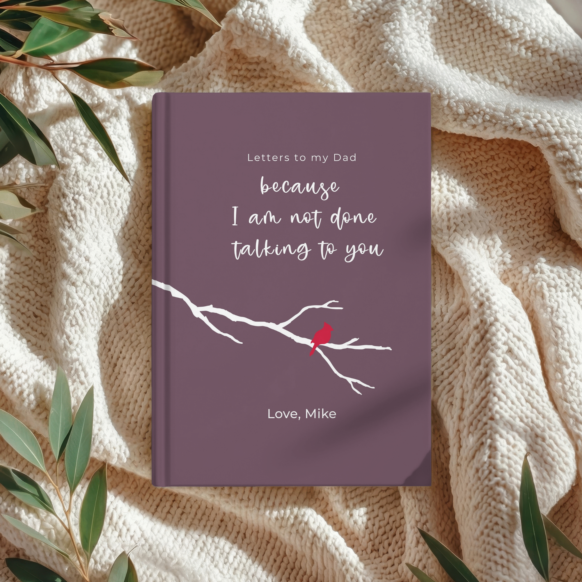 Letters to My Dad Journal | Grief Keepsake Notebook
