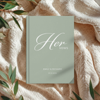 Personalized Wedding Vow Books | Custom His and Hers Vow Journal Set