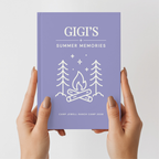 Personalized Summer Camp Journal | Custom Camp Memories Notebook