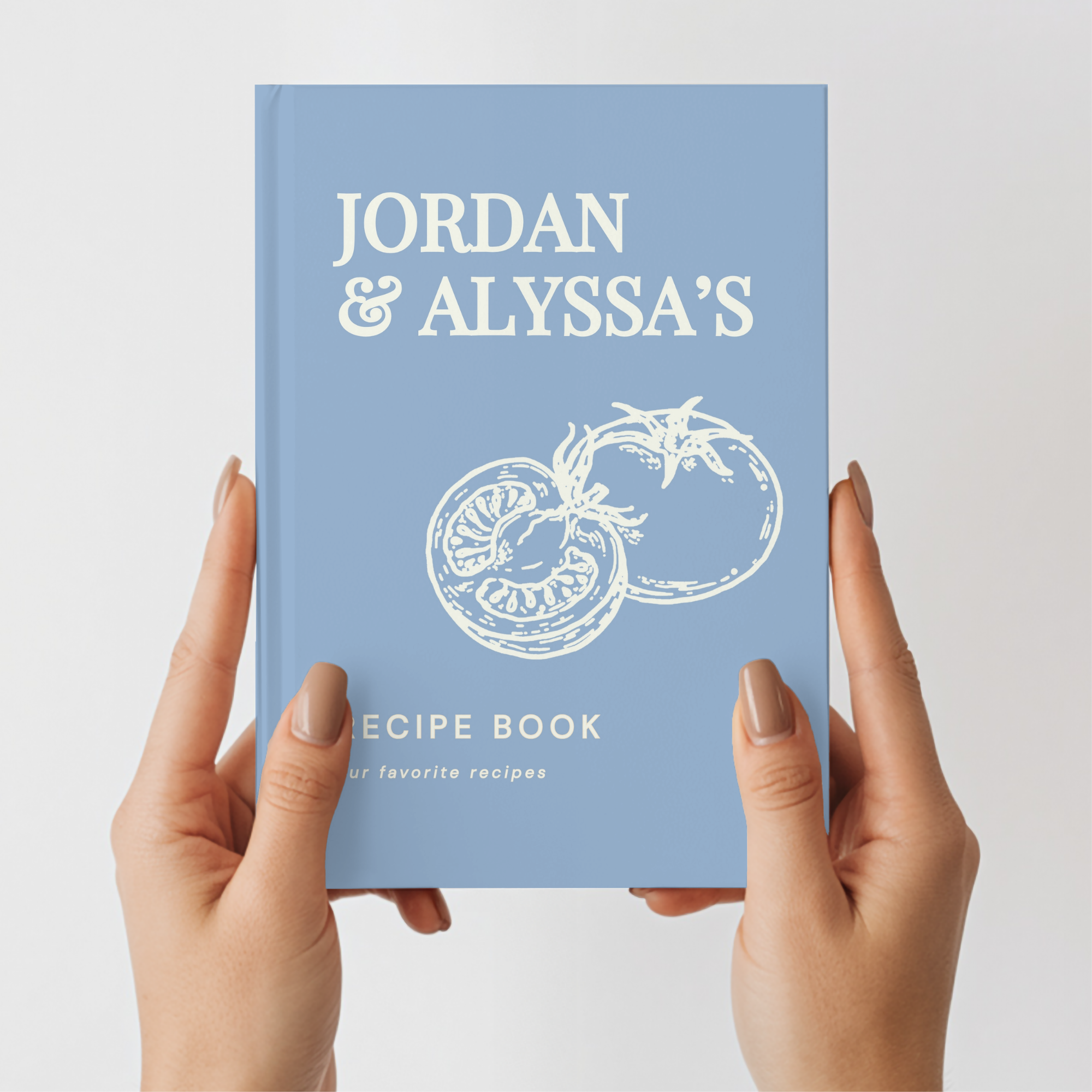 Personalized Couple Recipe Book | Custom Family Recipe Journal