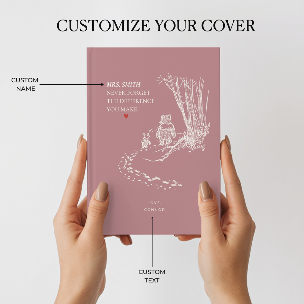Personalized Difference Maker Journal | Teacher or Mentor Thank You Gift