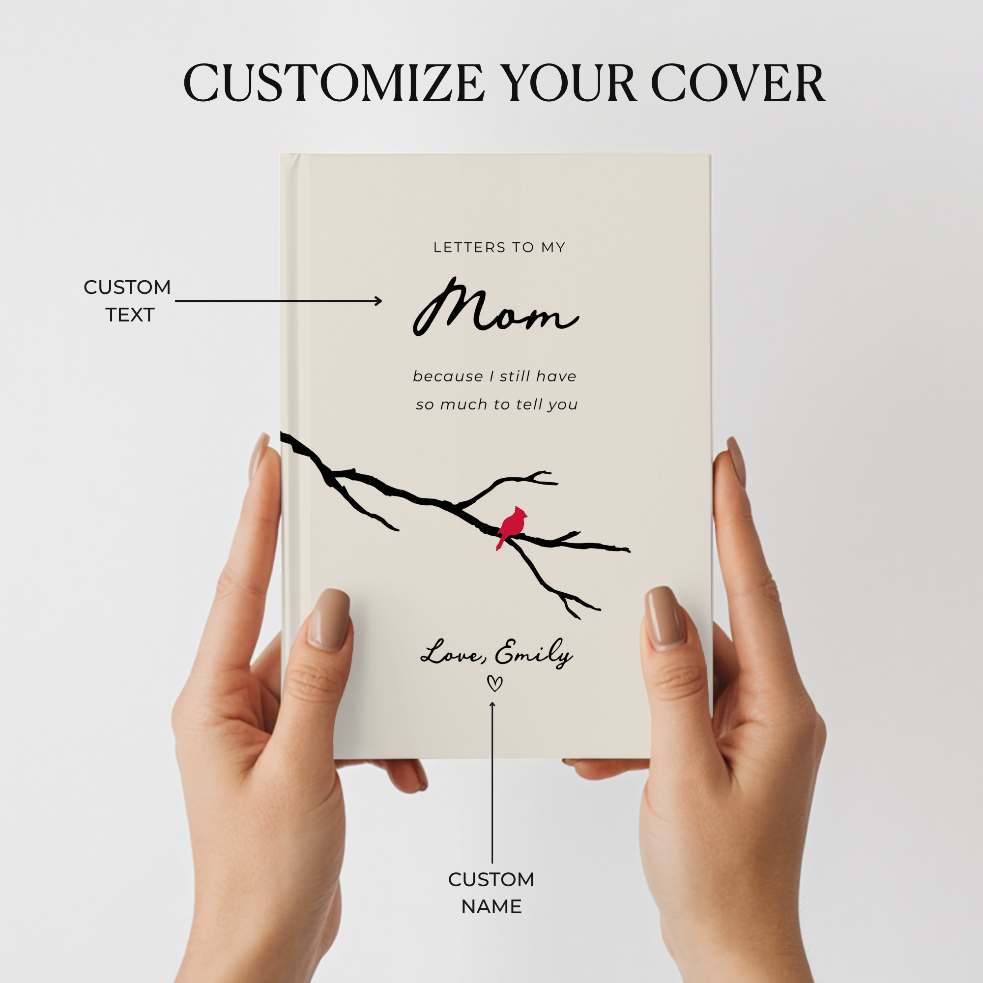 Letters to My Mom Journal | Grief Keepsake Notebook