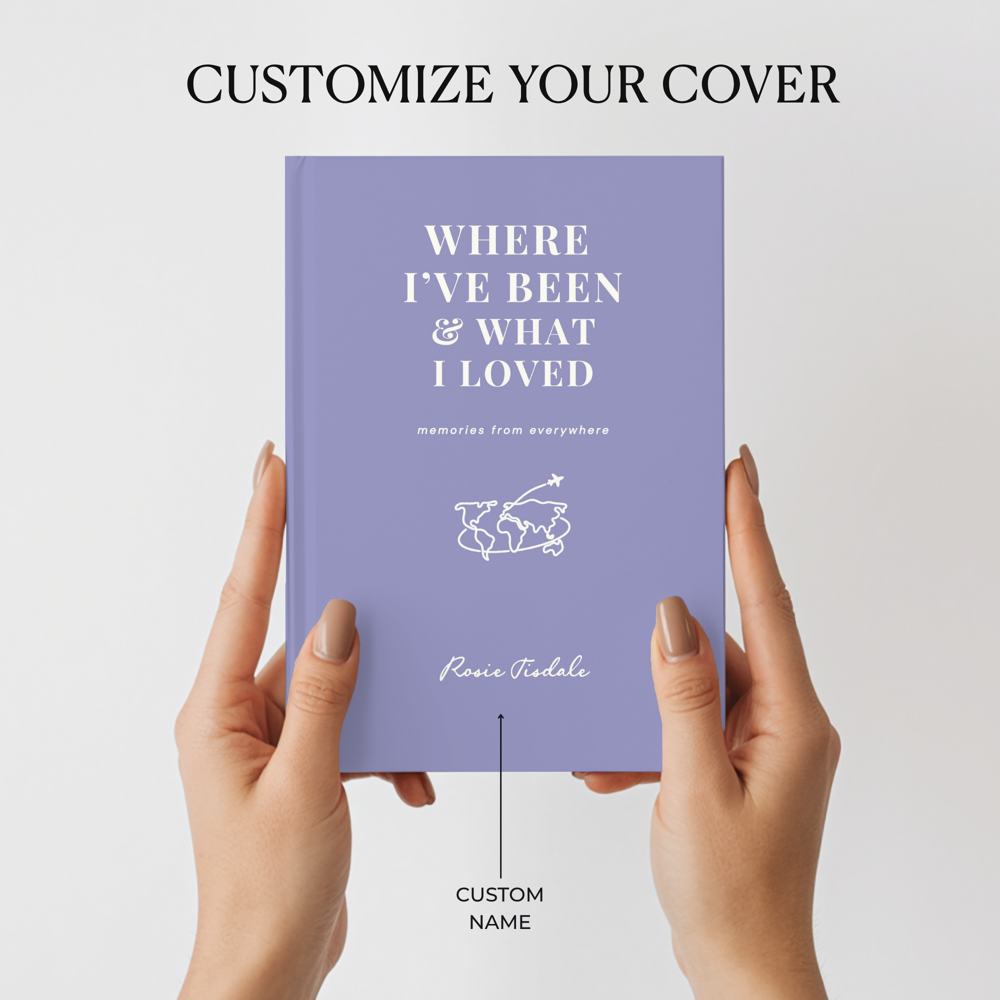 Personalized Couple Travel Food Journal | Custom Foodie Adventure Notebook