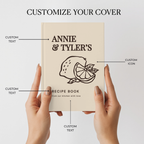 Personalized Couple Recipe Book | Custom Family Recipe Journal