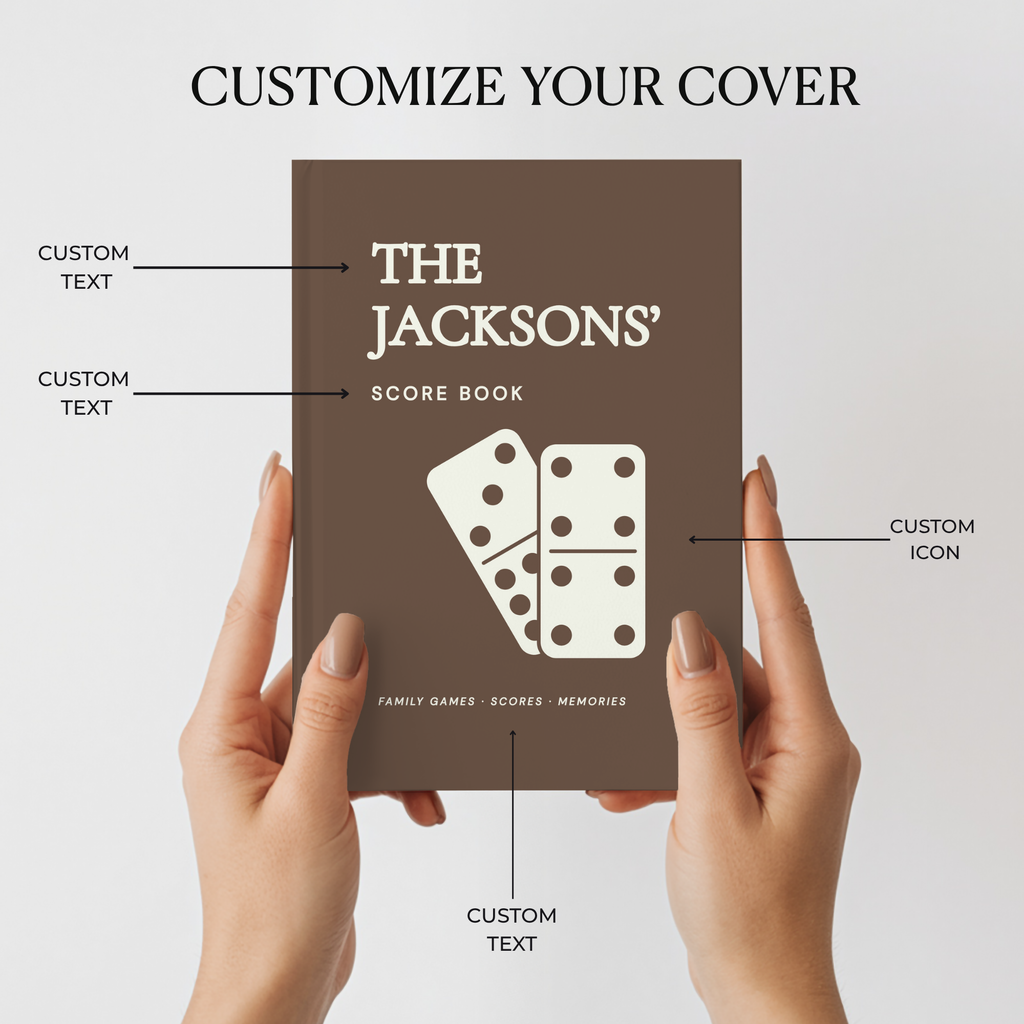 Personalized Family Game Night Score Book | Custom Score Journal